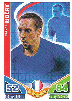 Franck Ribery France 2010 World Cup Match Attax #85